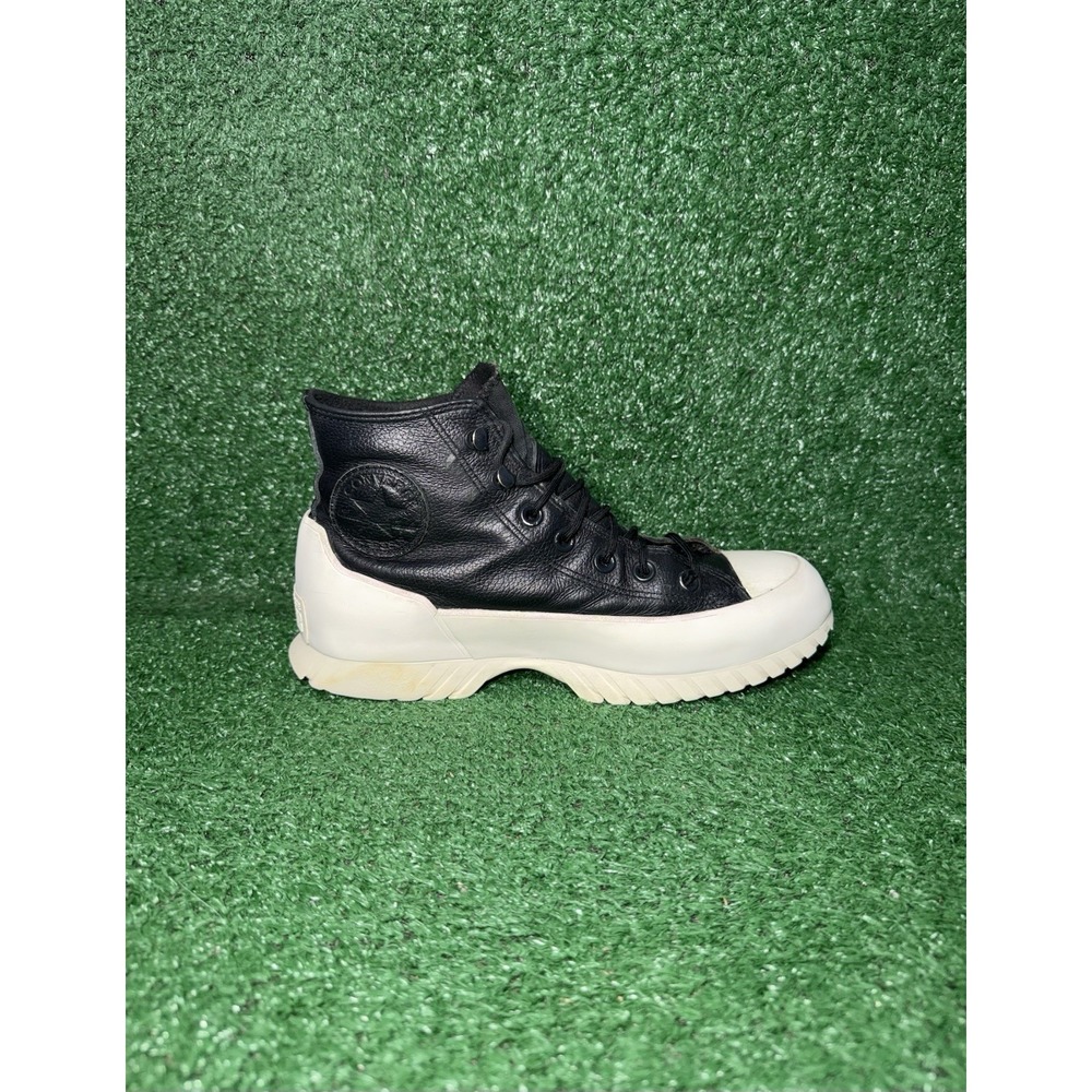 Converse Chuck Taylor All Star Lugged 2.0 Womens 8 Black Leather Platform Shoes